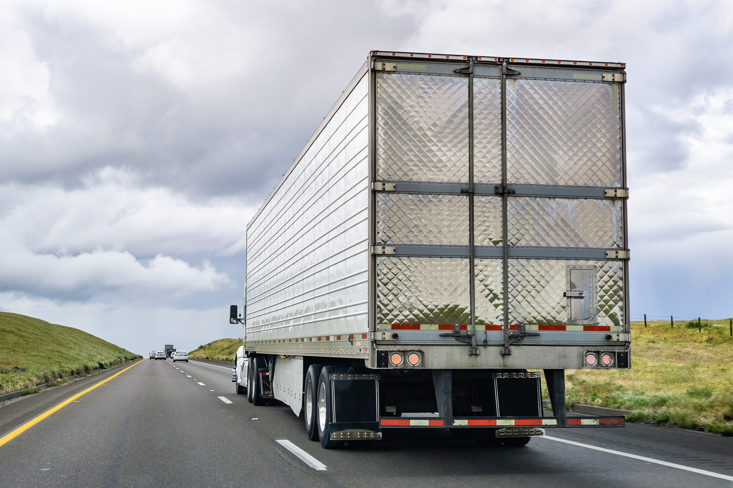 Truck driving on the interstates, California Truck driving on the interstates, California