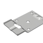 galvanized guide plate back plate