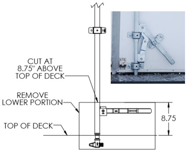 diagram of how to turn a lockrod into a plungelok lockrod
