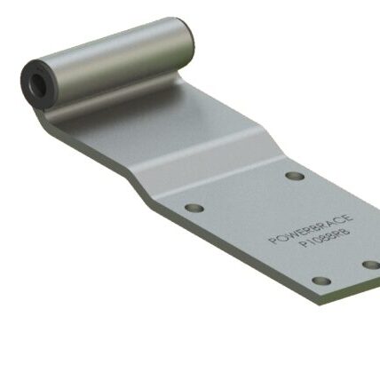 P10885RB-White metal hinge with 5 holes