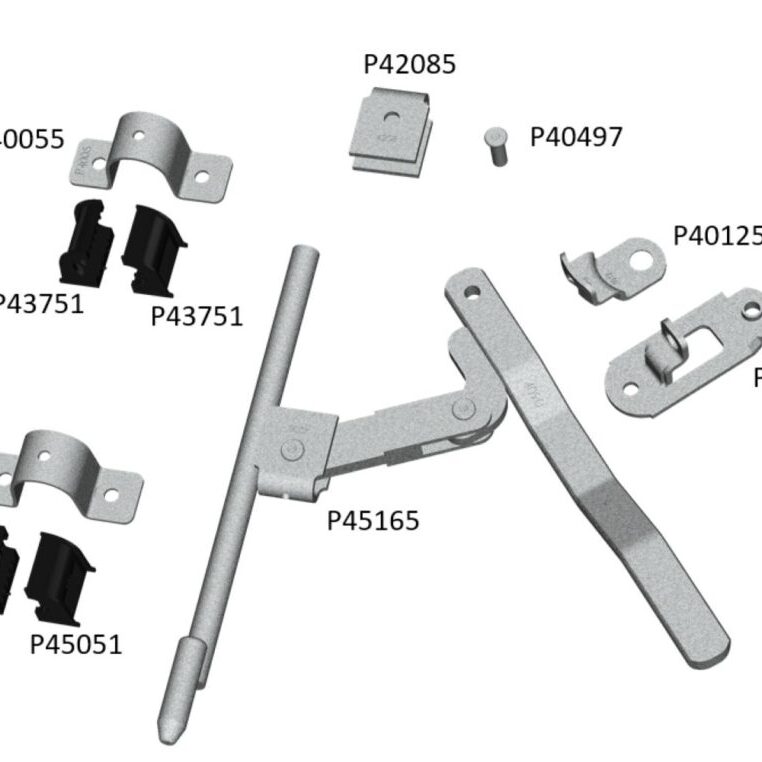 diagram of plungelok conversion kit & parts included in kit