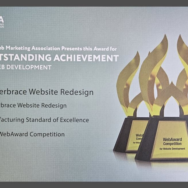 manufacturing standard of excellence aware for website redesign